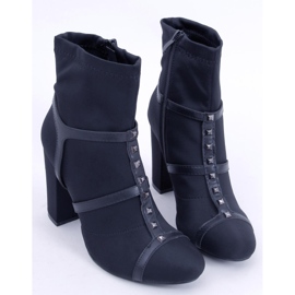 BM Shelley Černé vysoké podpatky černý 1