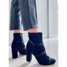 BM Shelley Černé vysoké podpatky černá 2