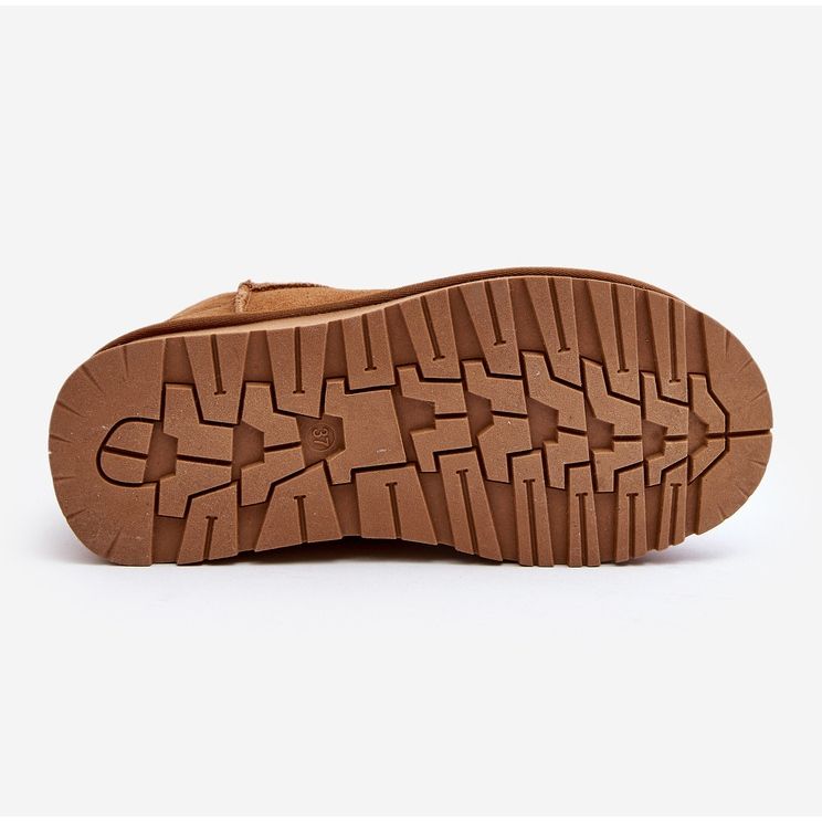 Módní semišové nízké sněhule Camel Nucca hnědý 2 Módní semišové nízké sněhule Camel Nucca hnědý 2