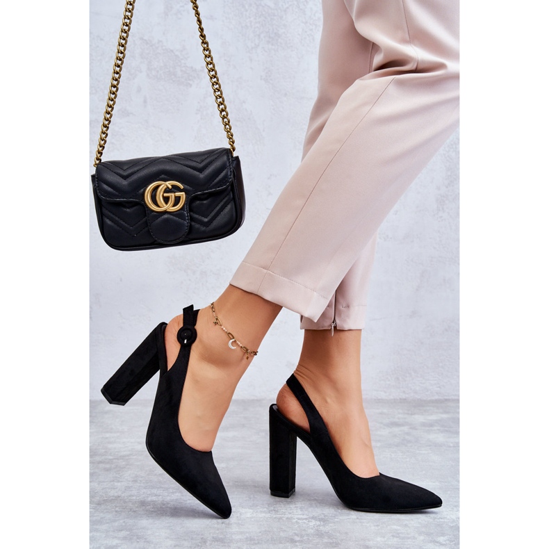 PA1 Lodičky na vysokém podpatku černá Alanza 2