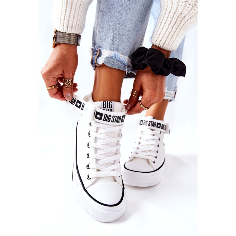 Vysoce izolované tenisky Big Star GG274027 White bílý 4 Vysoce izolované tenisky Big Star GG274027 White bílý 4