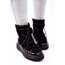 FILIPCZYK Izolované semišové boty Snow Boots černý 3