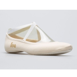 Gymnastické baletní boty Iwa 302 krémové bílý 1