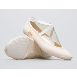 Gymnastické baletní boty Iwa 302 krémové bílý 3