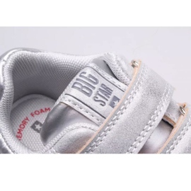 Boty Big Star KK374179 stříbrný 1