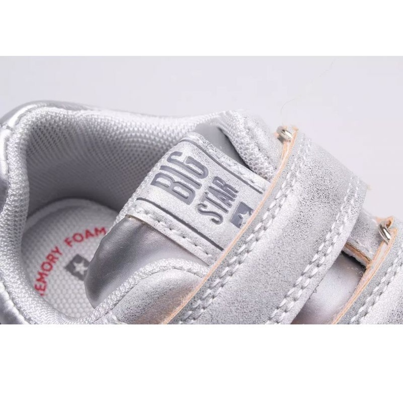 Boty Big Star KK374179 stříbrný 1