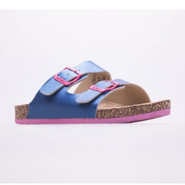 Pantofle Lee Cooper Jr. LCW-22-35-1187K modrý 1