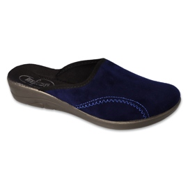 Befado Stippers Papci Bamboo Women PU 552D019 Navy Blue modrý 2 Befado Stippers Papci Bamboo Women PU 552D019 Navy Blue modrý 2