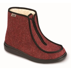 Dámské boty Befado pu 996D005 Burgundy červený 2