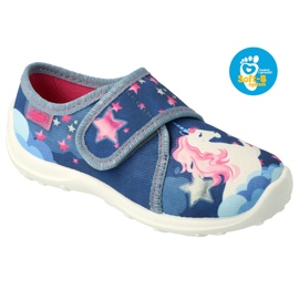 Dětské boty Befado 560X177 bílý modrý růžový 1
