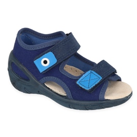 Dětské boty Befado pu 065P170 námořnická modř modrý modrý 1