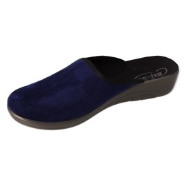 Befado Stippers Papci Bamboo Women PU 552D019 Navy Blue modrý 1 Befado Stippers Papci Bamboo Women PU 552D019 Navy Blue modrý 1