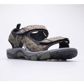 Trekové sandály Bergson Benue Hiking M BRG00127 zelená 1