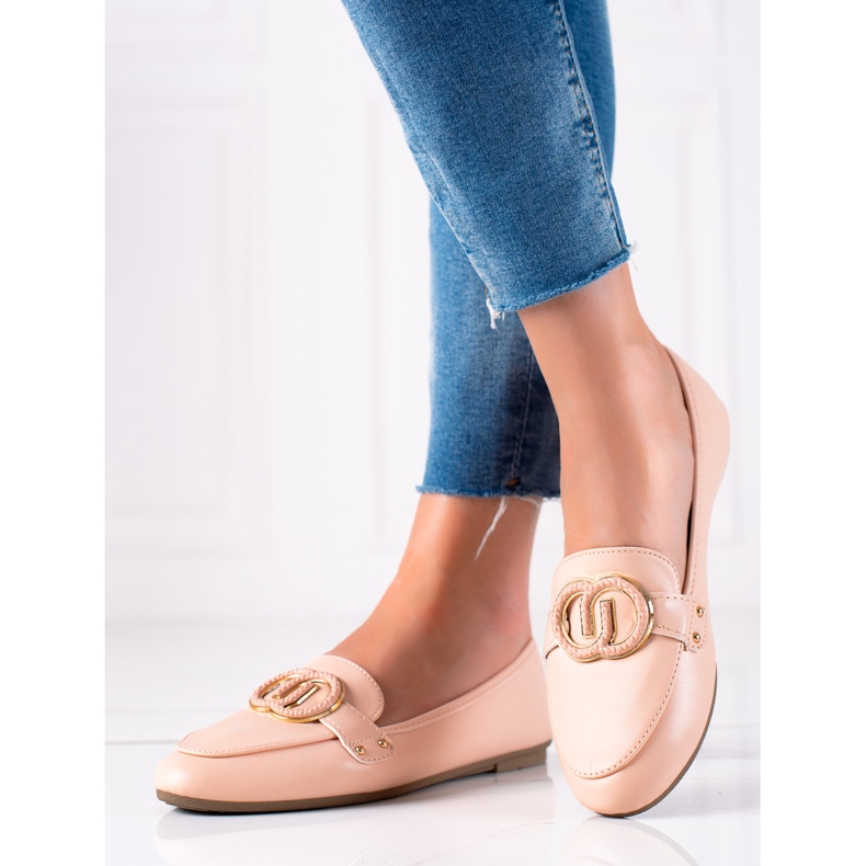 Diamantique Mokasíny s ozdobou béžový 1