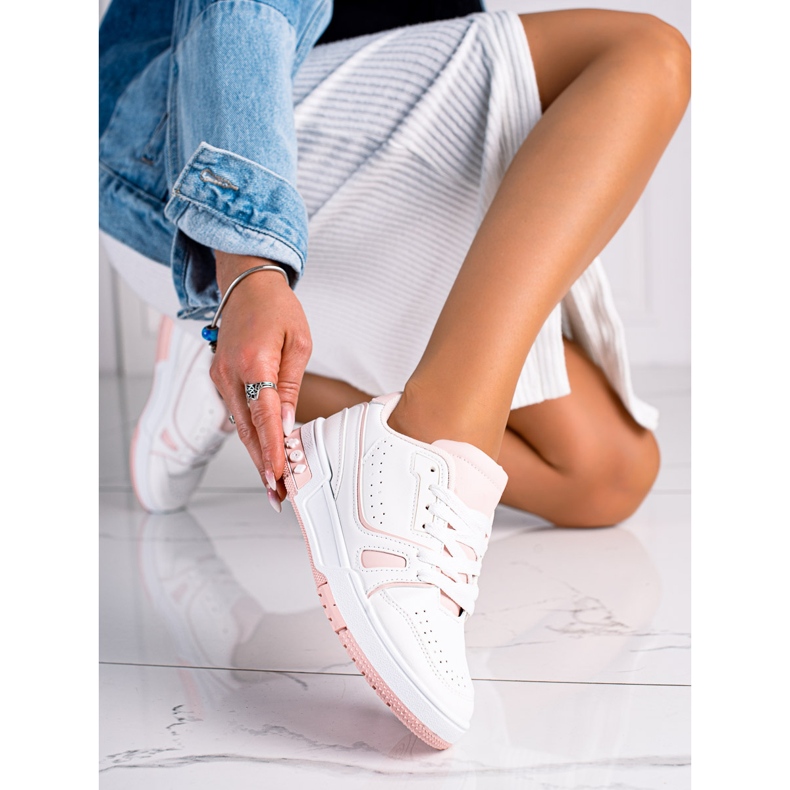 SHELOVET Módní sportovní obuv bílý 1