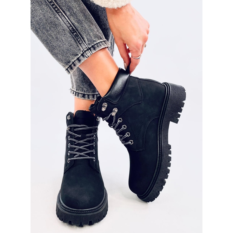 Trapperské boty zateplené Basco Black černá 1