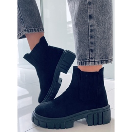 PA1 Dámské boty značky Leigh Black značky Jodhpur černý 2