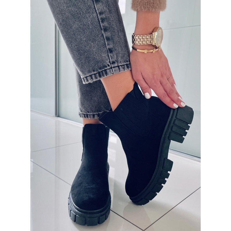 PA1 Dámské boty značky Leigh Black značky Jodhpur černá 1