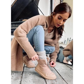 Dámské zateplené sněhule Busted Khaki béžový 1