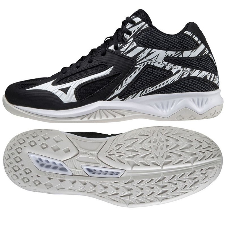 Volejbalové boty Mizuno Thunder Blade 3 Mid M V1GA217502 černý černý 1