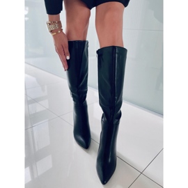 PA1 Klasické vysoké podpatky Tiffany Black černá 1