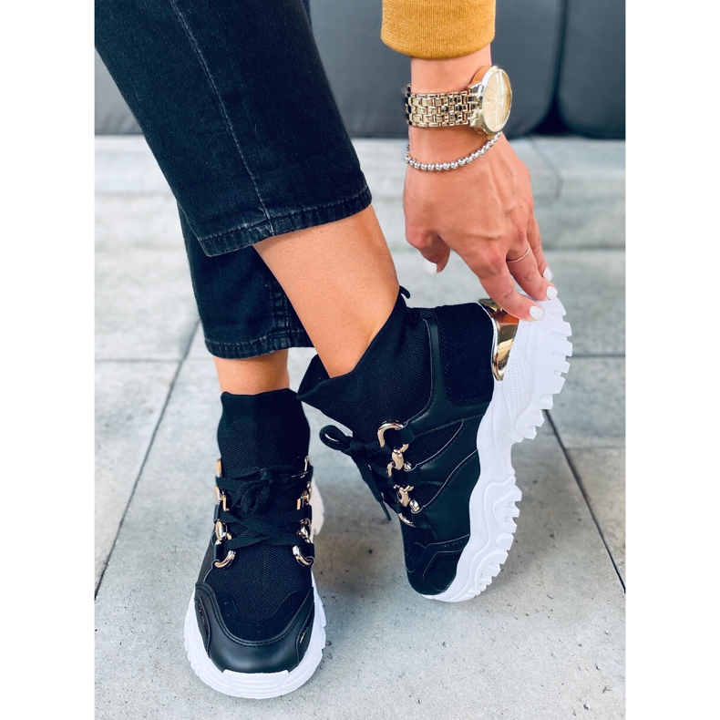 PA1 Vysoké tenisky Tergo Black černá 1