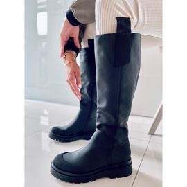 PA1 Dámské jezdecké boty Gibbs Black černý 2