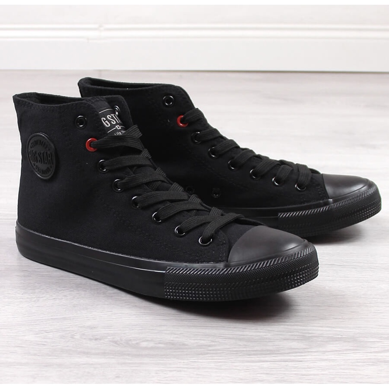 Černé kotníkové boty Big Star T274033 černá 1