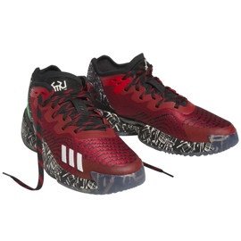Basketbalové boty Adidas DONIssue 4 IF2162 červený bordó 1