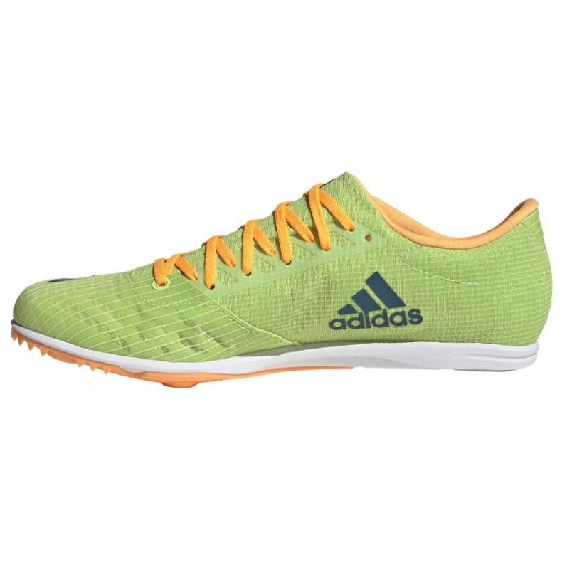 Spike boty adidas Distancestar M GY0947 pomerančový zelený 1