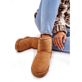 FR1 Dámské teplé sněhule světle hnědé Virgina hnědý 3