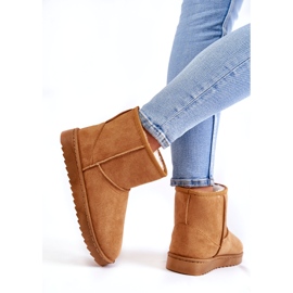 FR1 Dámské teplé sněhule světle hnědé Virgina hnědý 2