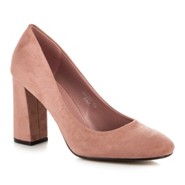 Seastar Semišové lodičky růžový 2