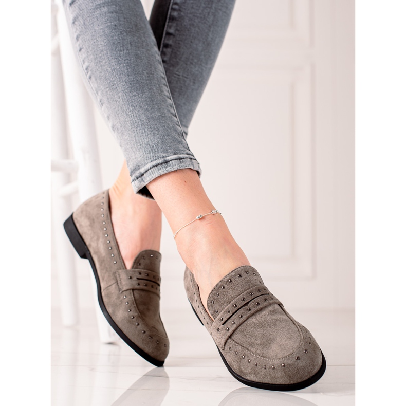 Elegantní boty La.Fi stříbrný šedá 1