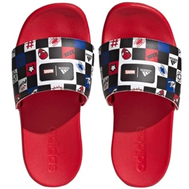Žabky Adidas Adilette Comfort Spiderman K HP7758 červený 1
