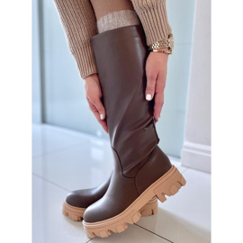 BM Hrubé boty Hewes Army Green zelená 2