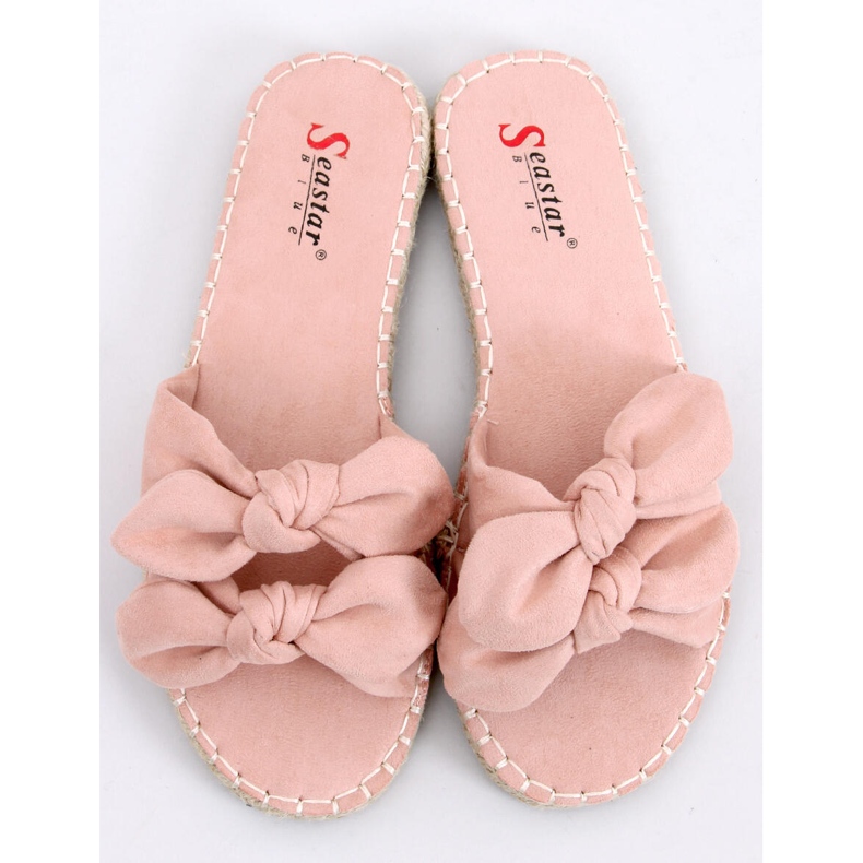 Růžové dámské růžové pantofle LL-119 Pink růžový 1