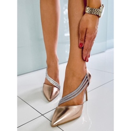 Asymetrické podpatky Lucille Champagne růžový 1 Asymetrické podpatky Lucille Champagne růžový 1