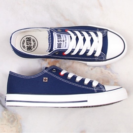 Tmavě modré polo tenisky Big Star T274021 námořnická modř 2