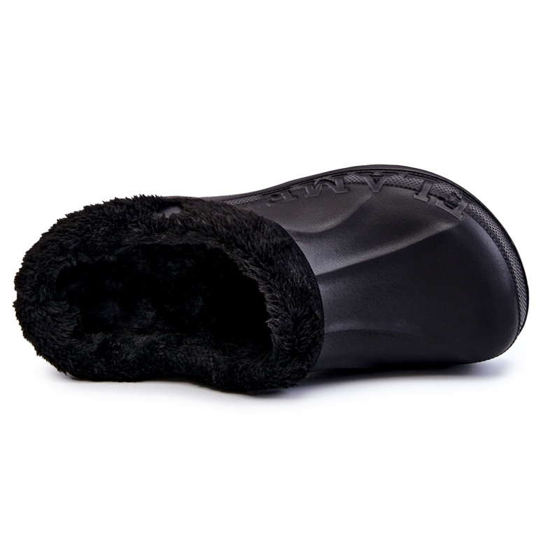 PM2 Pánské zateplené skluzavky Crocs Black Calmo černý 1