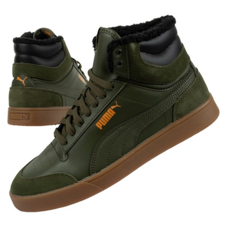 Zimní boty Puma Shuffle Mid 387609 02 zelený 1