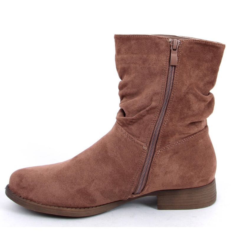 BM Semišové ploché boty Wever Khaki hnědý 1