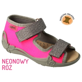 Dětské boty Befado 342P032 růžový stříbrný šedá 4
