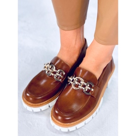 BM Platformové mokasíny od Catz Camel hnědý 1