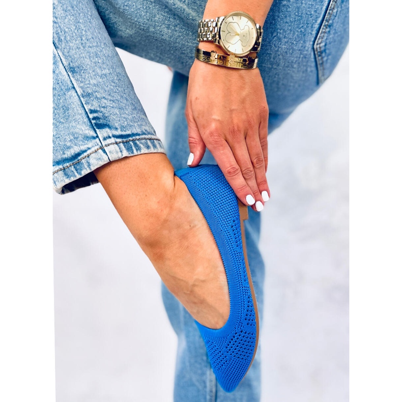 BM Prolamované baleríny Forlani Blue modrý 2 BM Prolamované baleríny Forlani Blue modrý 2