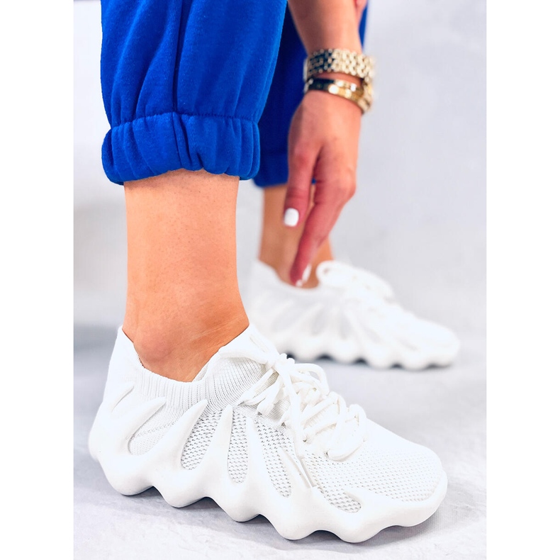 BM Ponožkové tenisky Eaton White bílý 2