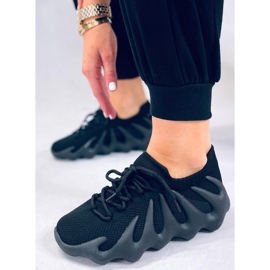 BM Ponožkové tenisky Eaton Black černá 2 BM Ponožkové tenisky Eaton Black černá 2