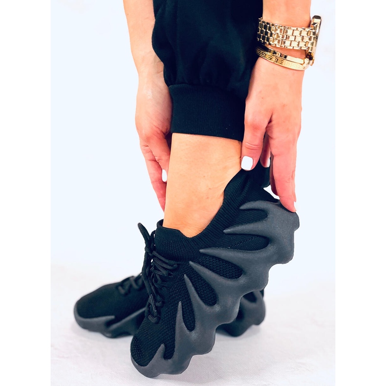 BM Ponožkové tenisky Eaton Black černá 1 BM Ponožkové tenisky Eaton Black černá 1