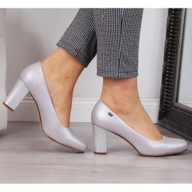 Lodičky na stříbrném perleťovém sloupku Sergio Leone stříbrný 1