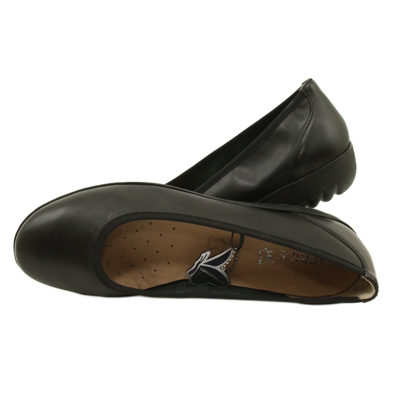 Balerínky Caprice 9-22161-20 022, šířka nastavitelná černý 5